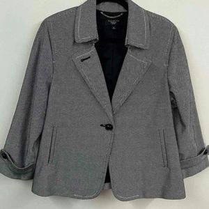 Talbots Cropped Wool Blend Jacket Size 6